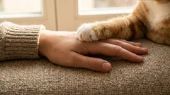 Katzen legen ihre Pfoten nicht zufällig auf die Hand ihres Besitzers. Was steckt hinter dieser Gewohnheit?